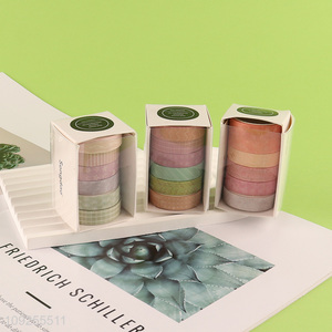 Factory Price 6 Rolls Washi <em>Tape</em> Set Decorative Masking Tapes Set for DIY Scrapbooking