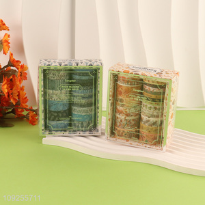 Factory Supply 18 Rolls Seasonal Washi <em>Tape</em> Set for DIY Crafts, Journaling & Scrapbooking