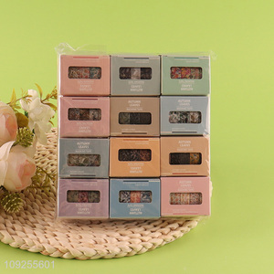 Factory Price 5 Rolls Autumn Washi <em>Tape</em> Set Decorative Masking Tapes for DIY Journaling