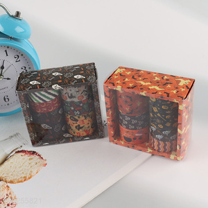 Factory Price 6 Rolls <em>Halloween</em> Washi Tape Set Holiday Masking Tapes Set for Gift Wrapping