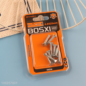 High Quality 9 Pieces Self Drilling Screws Set Iron Self Tapping Screws Set