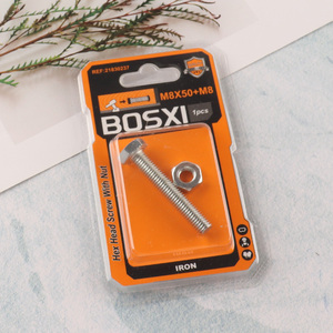 High Quality 1Set M8 Screw and Nut Set Iron Screws and Nuts Set Fastener Kit