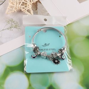 Online Wholesale Charm Bracelet Stainless Steel Bangle <em>Fashion</em> <em>Jewelry</em> Gifts