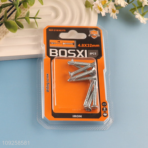 Factory Price 8 Pieces Self Drilling Screws Set Iron Self Tapping Screws Set