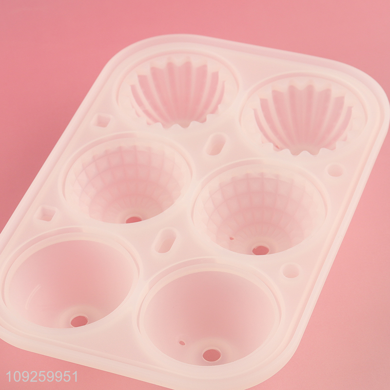 New Arrival 3D Silicone Ice Cube Tray for Whiskey Cocktail & Juice