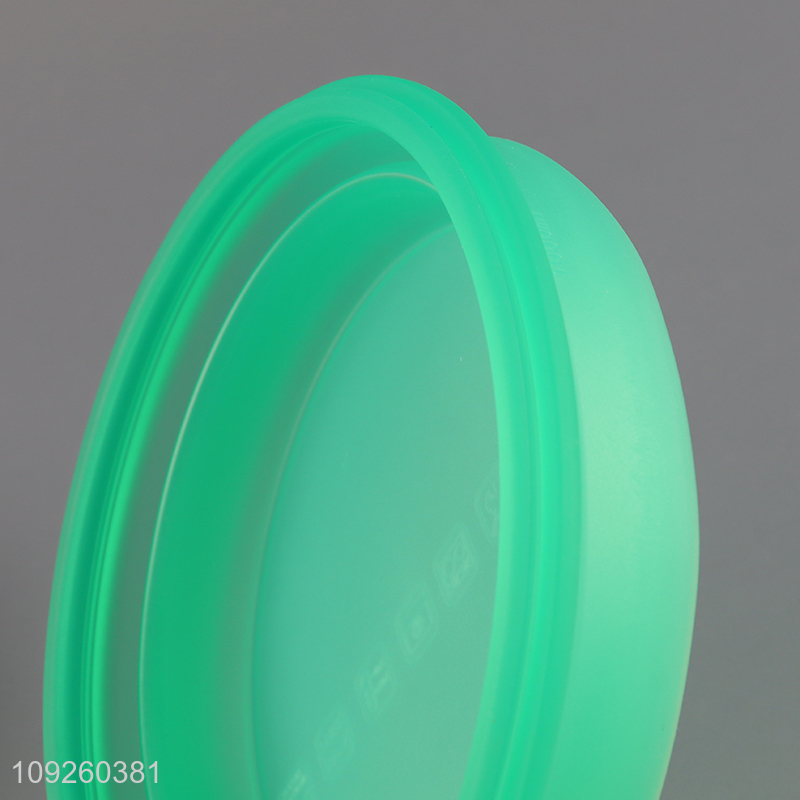 China Imports Collapsible Silicone Food Storage Container for Picnic Camping