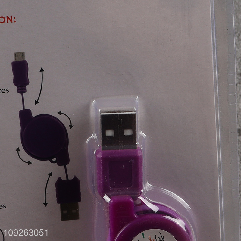 Popular Products Retractable Usb Cable Usb Mobile Charge Retractable Cable