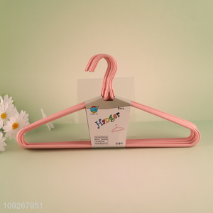 Top selling household 8pcs clothes hanger coat hanger wholesale