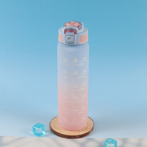 New Arrival 900ML Plastic Water Bottle Large Capacity Plastic Water Bottle