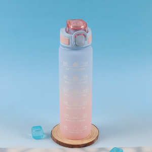 New Product 900ML Plastic Water Bottle Portable Leak Proof Water Bottle