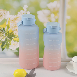 China Imports 1500 2000ML Plastic Water Bottle Portable Leak Proof Water Bottle