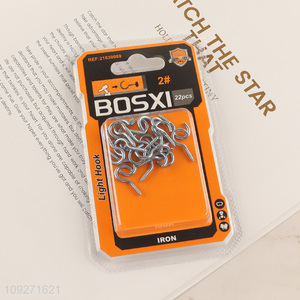 Good price 22pcs metal self-tapping screws hooks light hook