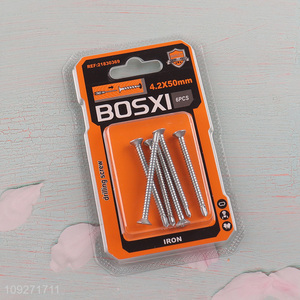 China wholesale 6pcs 4.2*50mm drilling screw self-tapping screws