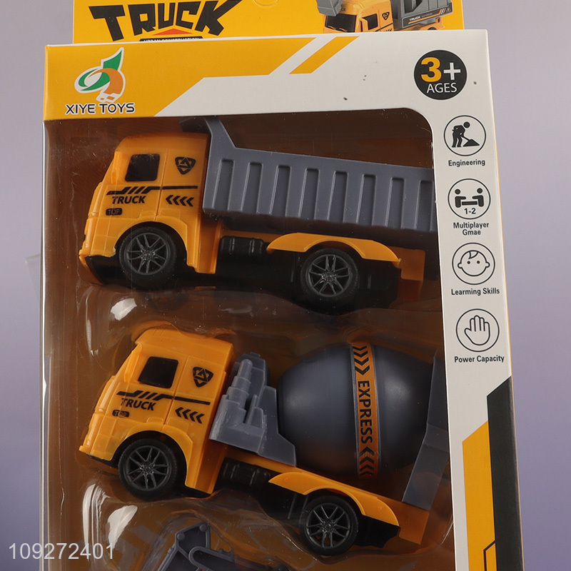 Factory supply 4pcs children's toy pull back car set for sale