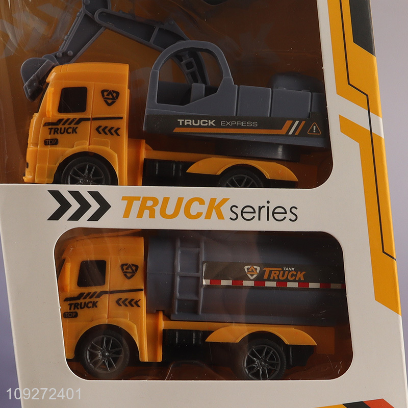 Factory supply 4pcs children's toy pull back car set for sale