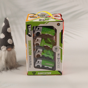 Hot selling funny children's toy pull back car set