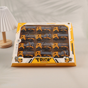 Low price engineer tuck children's toy pull back car set