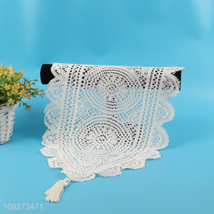 Top products hollow polyester table runner table decoration