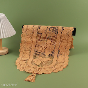 China wholesale golden polyester table runner table decoration table flags