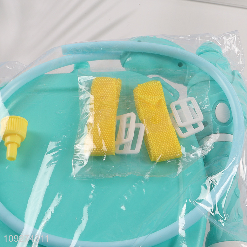 Top sale dinosaur diy kids backpack water gun toy