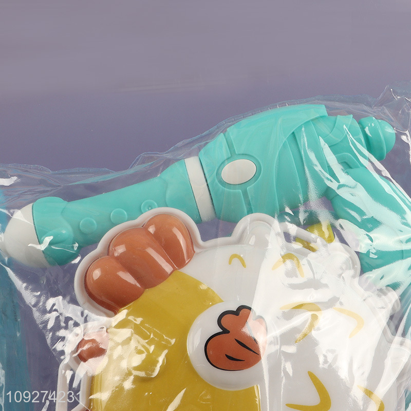 Yiwu market cartoon kids backpack water gun toy