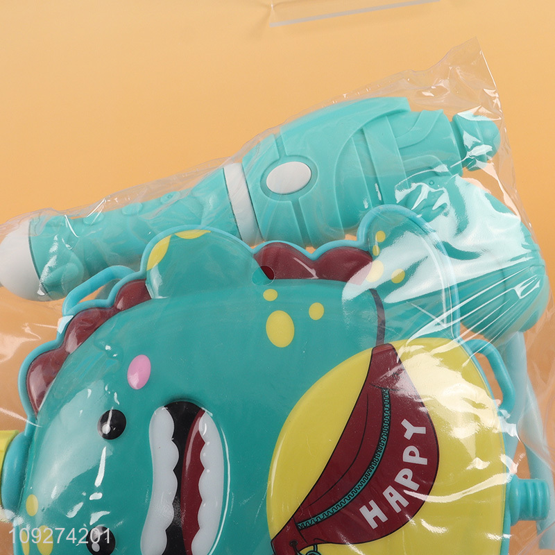 Factory supply large capacity cute backpack water gun toy for kids