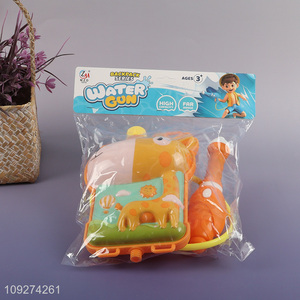 Top selling shooting games kids backpack water gun toy