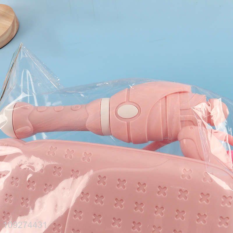 New arrival pink diy kids backpack water gun toy