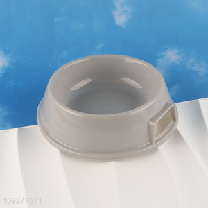 Factory price round plastic pet feeder pet bowl for sale