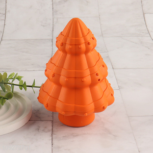 Good sale christmas tree shape pet chew toys teething toys