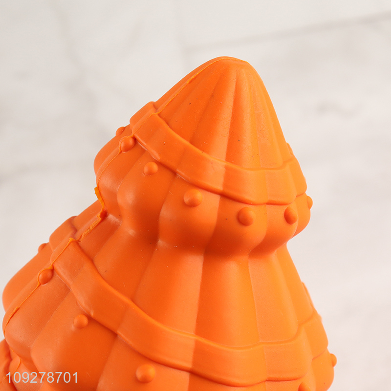 Good sale christmas tree shape pet chew toys teething toys