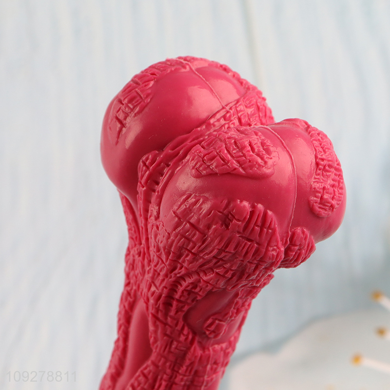 Factory price bone shape pet chew toys teething toys training toys