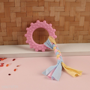 Low price bite-resistant tpr pet chew toys teething toys