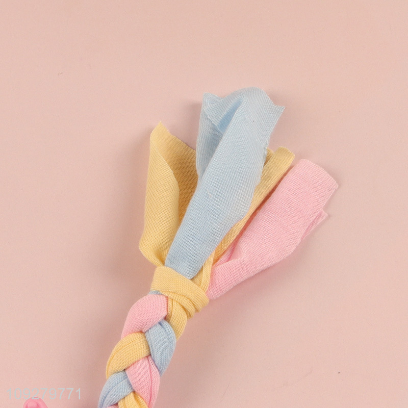 Hot items star shape tpr pet chew toys teething toys with cotton rope