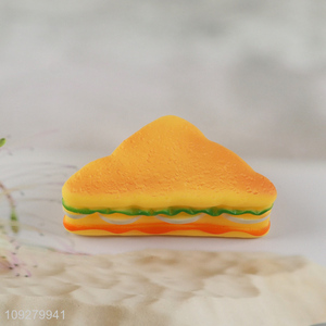 Low price sandwich shape tpr pet chew toys teething toys
