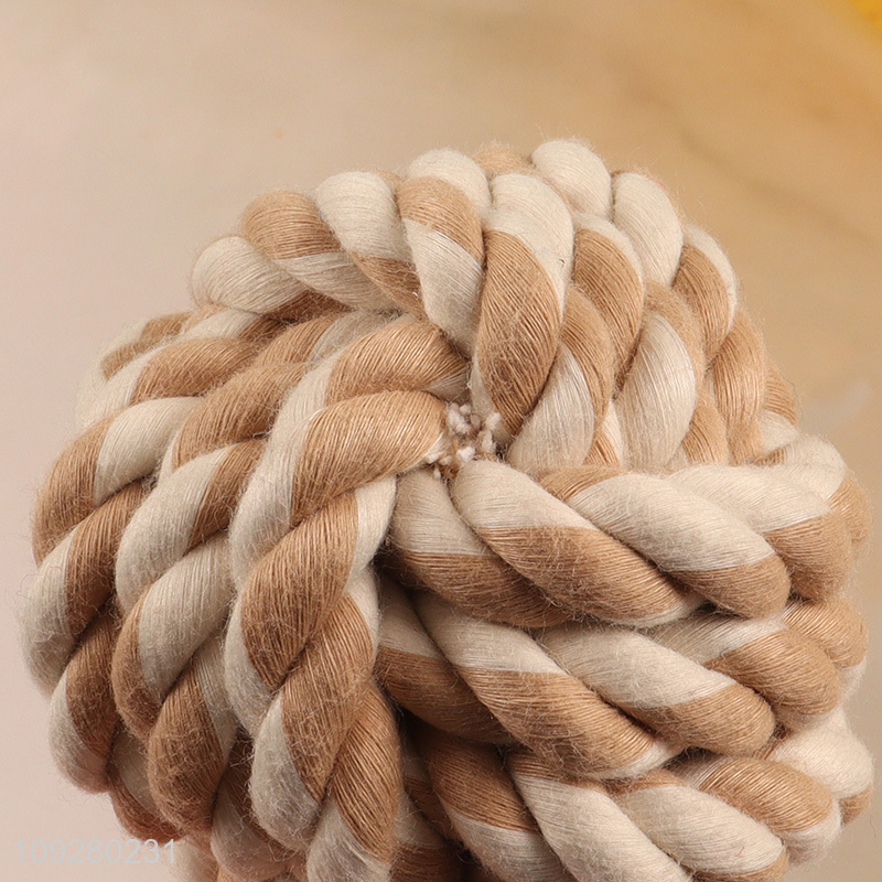 China supplier cotton rope pet chew toys teething toys