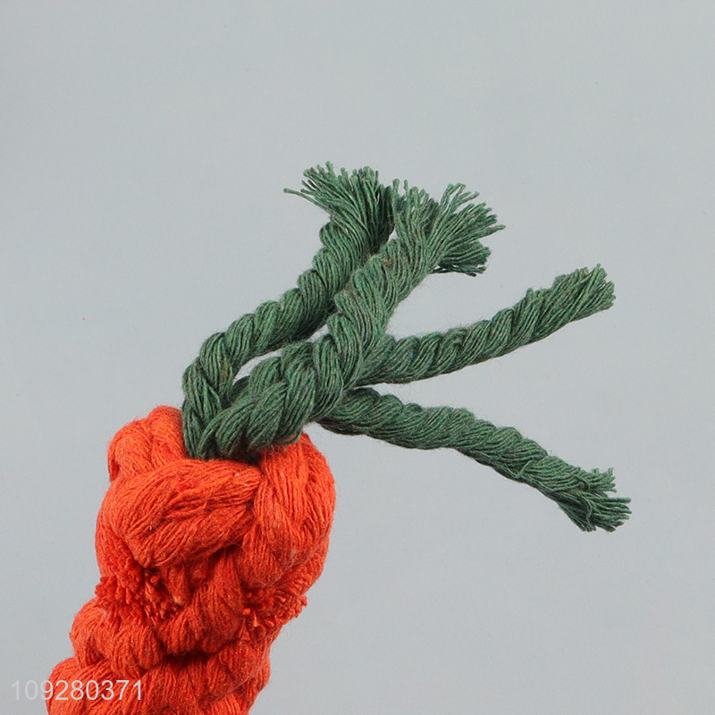 New product carrot shape pet chew toys teething toys
