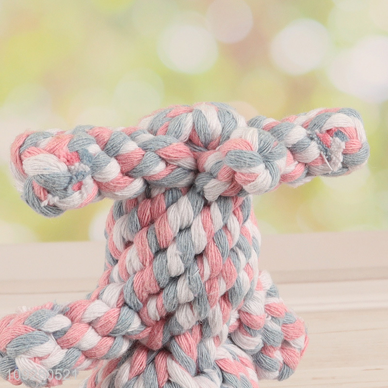 Hot products cotton rope pet chew toys teething toys