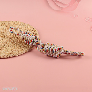 Popular products pet chew toys teething toys cotton rope toys