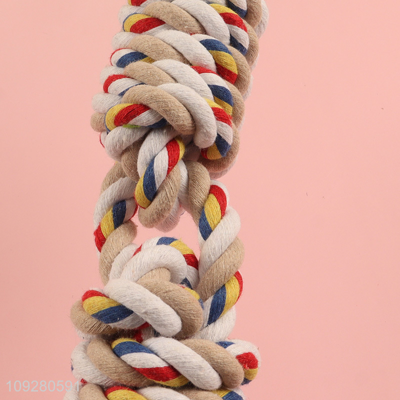 Popular products pet chew toys teething toys cotton rope toys