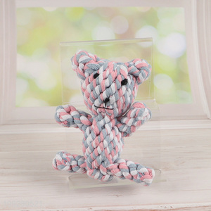 Hot products cotton rope pet chew toys teething toys