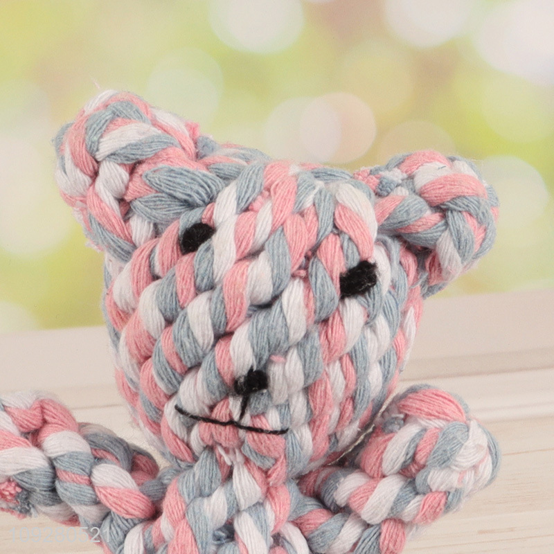 Hot products cotton rope pet chew toys teething toys