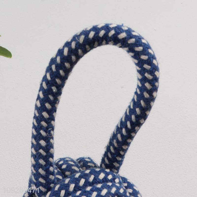 China supplier cotton rope pet chew toys teething toys for sale