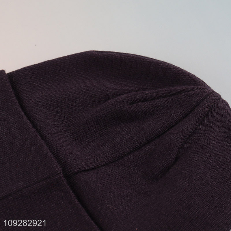 China factory winter warm knitted hat beanies hat for sale