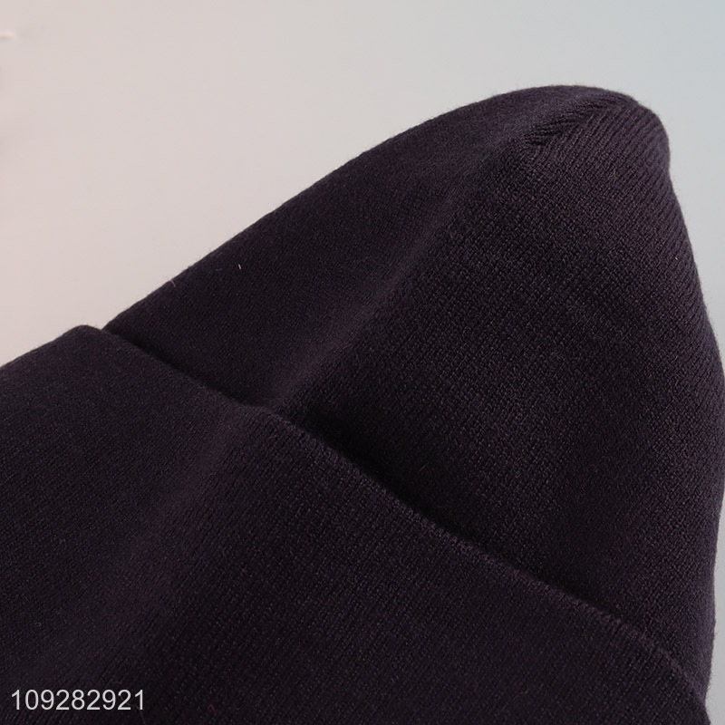 China factory winter warm knitted hat beanies hat for sale