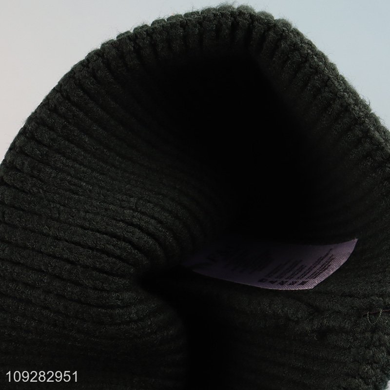 Hot selling fashion winter knitted hat beanies hat wholesale