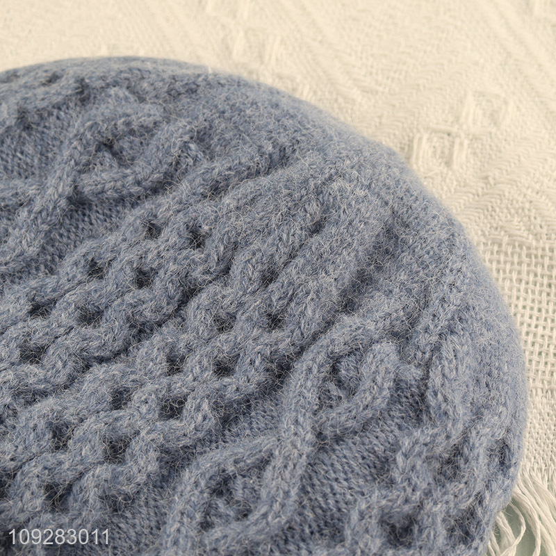 Top selling multicolor fashion knitted hat beanies hat wholesale