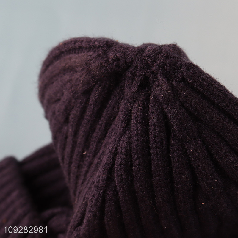 Popular products multicolor windproof knitted hat beanies hat