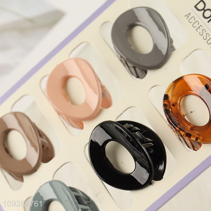 Low price 6pcs hair claw clips hairpin set hair decoration