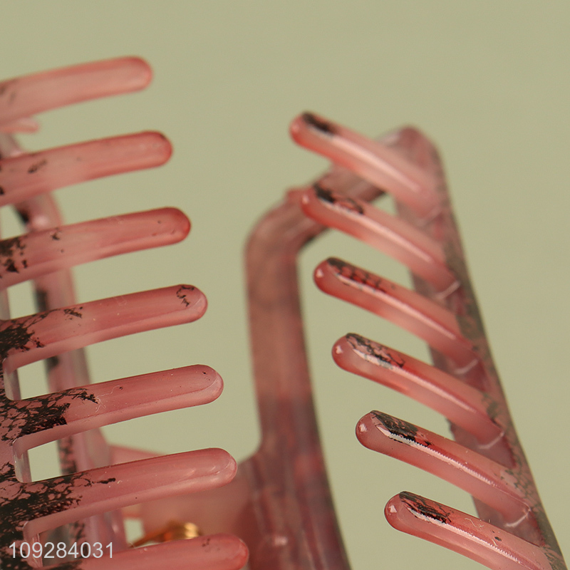 High quality rectangle girls hair claw clips hair decoration